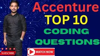 Top 10 Accenture Coding Question #accenture #coding @VikasMauryaAcademy