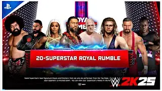 WWE 2K25 - Royal Rumble Match | PS5 🔥🔥
