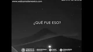 🌋 #POPOCATÉPETL | Criaturas de los volcanes y muchos objetos 🛸Madrugada del 27/NOV/24
