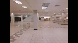 Gangnam Style playing in an empty mall