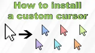 How To: Install a Custom Cursor To Your PC | 2015