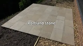 building a Portland stone patio