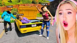 Мы похитили бабушку в GTA 5 RP!