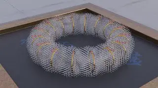 Blender magnetic field visualization