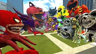 New Upgraded Spider Man And Amy Rose Cursed Vs Mecha Titan Vs Zoonomaly In Garry's Mod