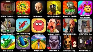 Scary Teacher Exe Great School Breakout,Flower Zombie War,The Baby In Yellow,Hide In The Backroom