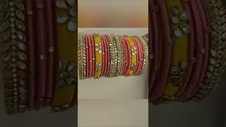 Resham bangles beautiful bangles design #shorts #viralshort #youtubeshorts #fashion