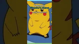 Did you Know? Pikachus Name #pokemon