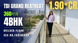360 Yard Builder Floor in Sector 89 Faridabad | East Facing | Price:2 Cr Negotiable |+91 7217888989