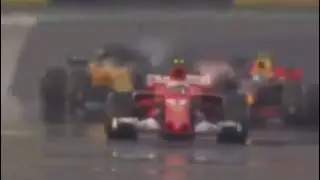 How F1 drivers warm their tyres VS Kimi || Iceman