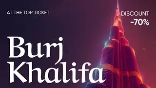 95AED only // At the Top of Burj Khalifa // Celebrating KSA national day