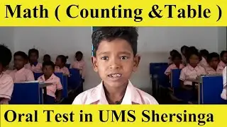 Counting | Table | Math Oral  Test in Hindi | Class 1 Math oral Test | oral practice | Oral Test |