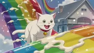 Cute White Cat Chef Goes on a Magical Journey!&rdquo;