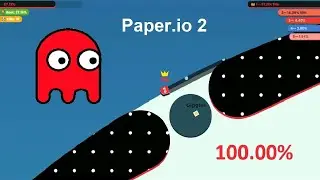 Paper.io 2 Map Control: 100.00% [Professional]