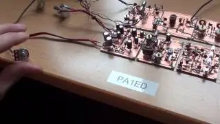 Bitx20 V3 Dead Bug Style CW reception test