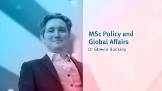 Познакомьтесь с доктором Стивеном Бакли, директором программы магистратуры по политике и глобальн...