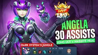 How I Defeated The Dark System Using Buff Angela | Angela Gameplay For 2026 Massive Heal |AngelaMLBB