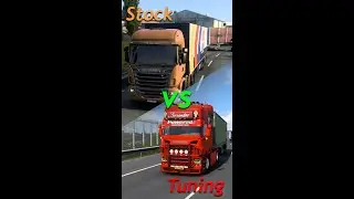 Scania stock vs tuning