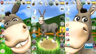Talking Donald Donkey Android İos  Free Game GAMEPLAY VİDEO