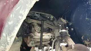 Lada Niva Upper Ball Joint Replacment (timelaps)