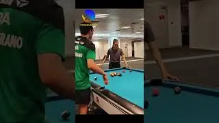 Hugo Calderano vs Wang Chuqin at playing Pool at WTTC Finals 2025