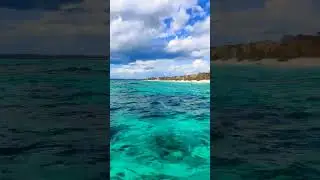 Most turquoise clear water😱🌊 #shorts #turquoisewater