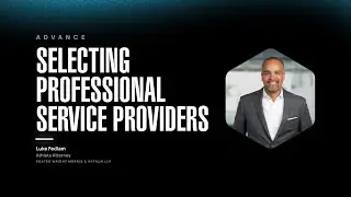 Selecting Professional Service Providers or Third-Party Providers