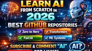 Best GitHub Repositories to Learn AI From Scratch in 2026 🚀 | Beginner to Pro#viral #coding#explore