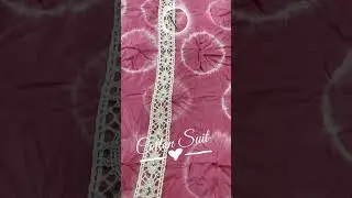 True Style Pink Cotton Unstitched Salwar Suit For Women #cottonsuit #salwarsuits #elegantsuit