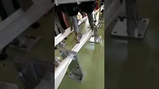 XPE foam pipe packing machine for air conditioner pipe.