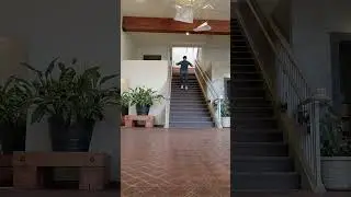 running up and down 20 stairs as fast as I can
