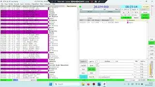 10m FT8 [1 minute real time] 0822 UTC 2nd Oct 2025