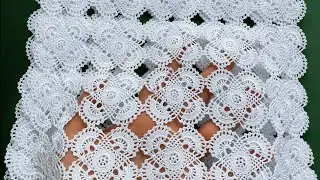 Step By Step Tutorial Crochet Lace Pattern With Join Motif Crochet