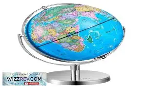 VEVOR Illuminated World Globe with Stand 13 in 330.2 mm Educational Earth Globe
