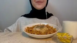 ASMR / Tavuk Pilav ASMR / ASMR YEMEK / ASMR EATING SOUNDS 