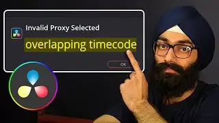 How to Link H.264 Proxy Clips with Non-Zero Timecode in DaVinci Resolve