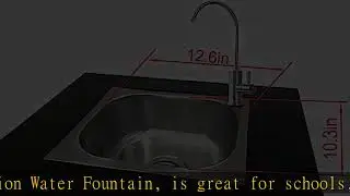 FixtureDisplays&reg; Portable Sink Self Contained Hand Wash Station Mobile Sink Water Fountain Portable