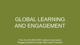 Global Learning and Engagement