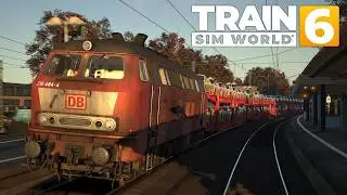 Halt &uuml;berfahren?! Ich &uuml;bernehme die BR 218 &ndash; Autozug auf der S-Bahn Frankfurt &ndash; Train Sim World 6