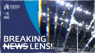 Pole vault bar SMASHES camera lens! | Torun 2021 | #Shorts