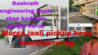 Murga jaali pickup body manufacturing #mahindra #motivation #vayral 
