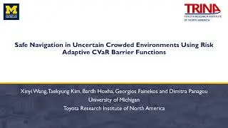 [IROS 2025]Safe Navigation in Uncertain Crowded Scenarios Using Risk Adaptive CVaR Barrier Functions
