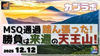 【カブラボ】12/12 MSQ通過で何とか踏ん張った！ しかし最大の勝負は来週15日週の天王山！