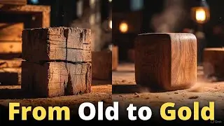 Satisfying Wood Transformation | Before & After