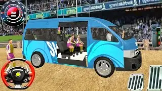 New Van Modified Minibus Driving 3D Van Driving Simulator 2025 - Van Game Android Gameplay