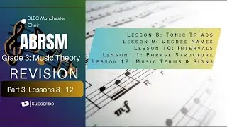 PART 3 of 3 || ABRSM Grade 3 Music Theory Revision