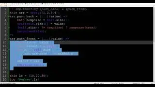 push_back & push_front (implementation)
