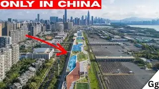 China&rsquo;s beautiful rooftop linear park megaproject!!!