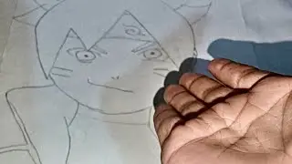 Anime girl 😍 drawing👍 easy step by step #tutorial #ali art academy 🥰