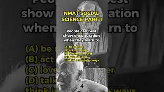 Test Your Knowledge With NMAT SOCIAL SCIENCE PART 1 #nmat #nmatreview #nmattips